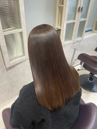 セミロング カラー mana/髪質改善/ ヘアセット/パーマのヘアスタイル