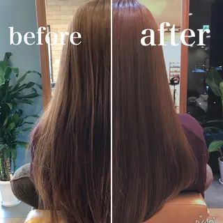 セミロング 韓国ヘア🇰🇷髪質 改善たけるのヘアスタイル