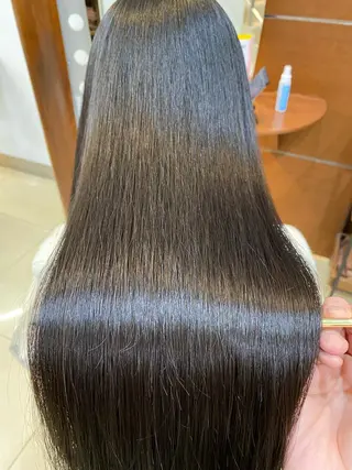 ロング コテ巻き風パーマ/ 髪質改善/河島恭平のヘアスタイル