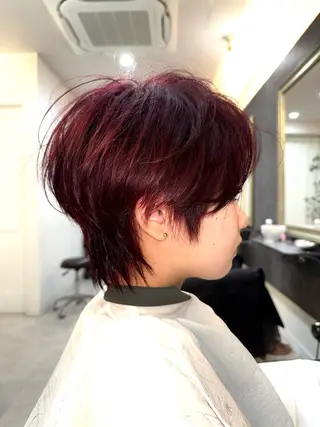 ショート ハイトーン/レイヤー /ウルフ⭐️永田⭐️のヘアスタイル