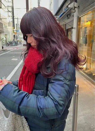 セミロング 大阪心斎橋美容室 🛼MATOI🛼のヘアスタイル