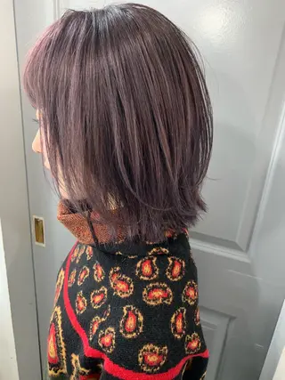 ミディアム カラー 古賀 侑磨のヘアスタイル