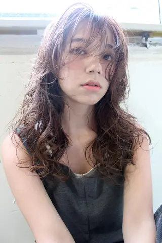 ロング カラー パーマ Mira 代表 SEKIのヘアスタイル