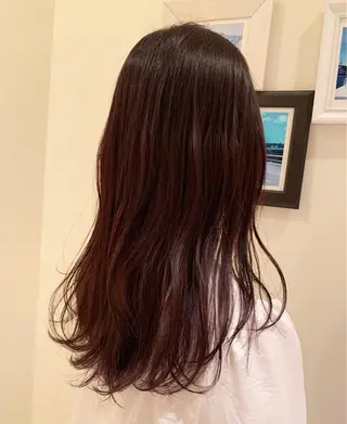 カラー 青山 莉奈のヘアスタイル