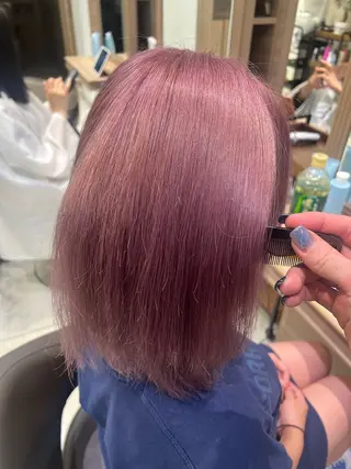 ミディアム カラー ハイトーン/デザイン 💎ryuyaのヘアスタイル