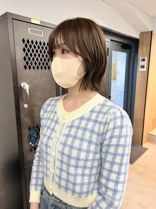 ショート カラー 樫原裕二 /柔らかいカラーのヘアスタイル