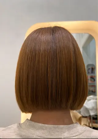 ミディアム カラー パーマ 堀井 凌平のヘアスタイル