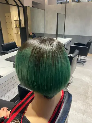 ショート ハイトーンエフェクト ブリーチいち丸のヘアスタイル