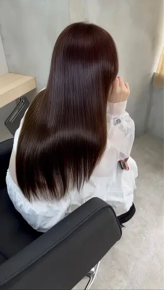 ロング 艶髪カラー🫧 髪質改善🪽萩原のヘアスタイル