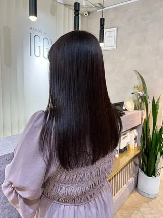 セミロング カラー 茂木 未海のヘアスタイル