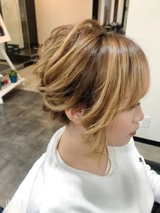 ミディアム ヘアアレンジ Little_okinawa所属・Mikuri 【Little】のヘアスタイル