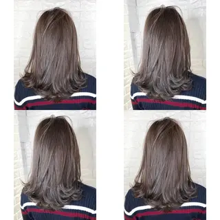 ミディアム カラー KIZU 髪質改善 オカルト怪談のヘアスタイル