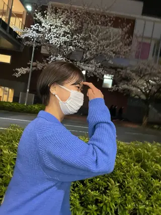 ショート カラー SALOWIN二子玉川店所属・ニュアンスパーマ💫 yuのヘアスタイル