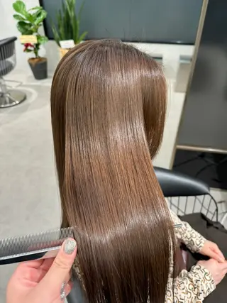 ミディアム カラー 大人女性の救世主🙌 鶴見/大勝拓真のヘアスタイル