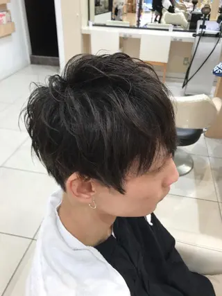 ショート パーマ メンズ 店長/髪質改善 小早川周大のヘアスタイル