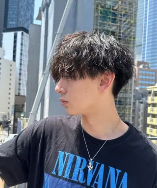 パーマ 松田 潤平のヘアスタイル