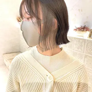 ショート 小顔カット/レイヤー /ボブ/浅野恵大のヘアスタイル