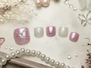 ネイル ネイルPetit Ribbonのネイルデザイン