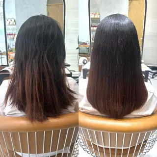 セミロング 内藤 藍夏のヘアスタイル