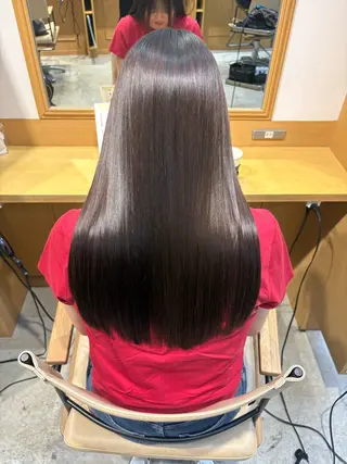 ロング ✨髪質改善特化✨ 店長 安岡朋哉のヘアスタイル