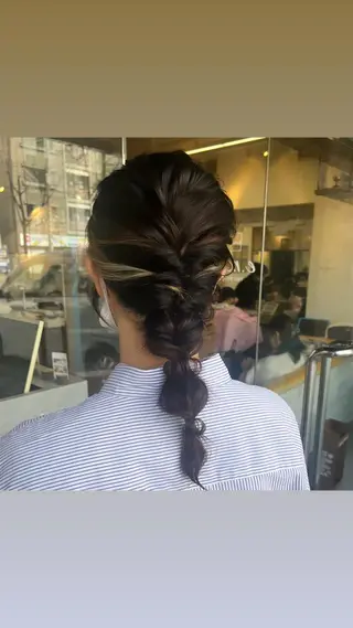 セミロング ヘアアレンジ IMARI /のヘアスタイル