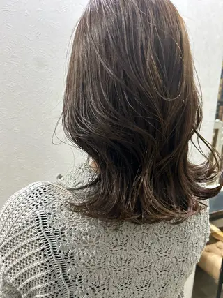 ミディアム 剣持友希/ifh iizuka/高崎のヘアスタイル