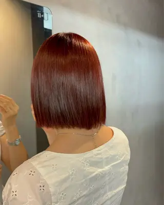 ショート レイヤーカット×暖色 カラー🎀ASAKAのヘアスタイル