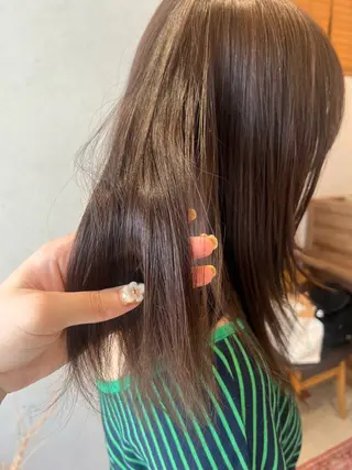 セミロング カラー 🌼カット/ 艶カラー/ナナミ🌼のヘアスタイル