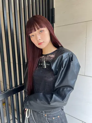 セミロング カラー HARU//原宿🤍 リピート率NO.1のヘアスタイル