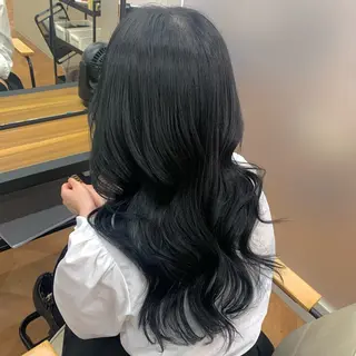 ロング カラー ヘアアレンジ キヨミ 韓国レイヤーカットのヘアスタイル