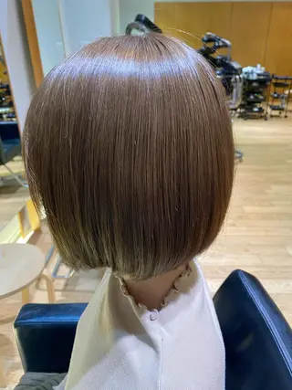 ショート コテ巻き風パーマ✨ かつみのヘアスタイル