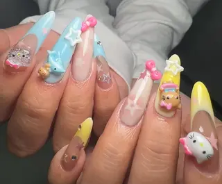 ネイル By moonネイル 🌷ワンホン/韓国風のネイルデザイン