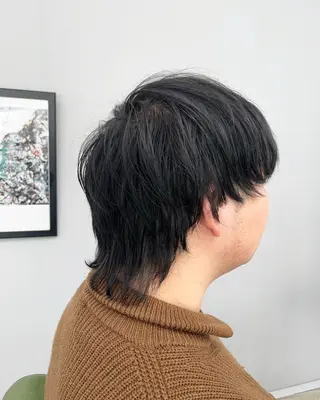 ミディアム メンズ 小池 風賀のヘアスタイル