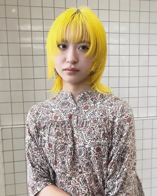 ショート カラー レイヤー専門家 ダブルカラー修のヘアスタイル