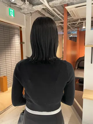 ミディアム カラー レイヤー×初 パーマ|hinakoのヘアスタイル