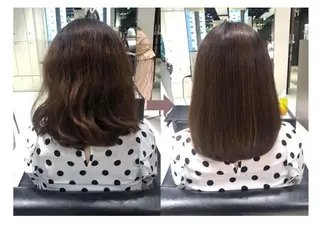 ミディアム 縮毛矯正⭐️ TAKAHIROのヘアスタイル