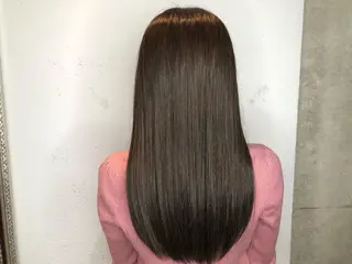 セミロング 髪質改善ストレートo rメンズスタイル今岡のヘアスタイル