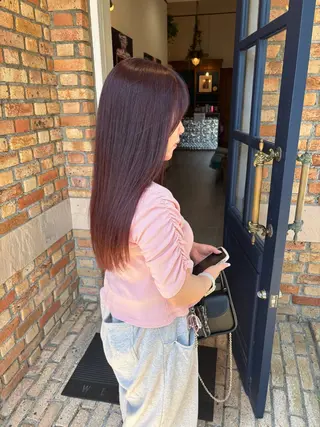 ロング カラー Cocolo hair MADO所属・兼子 莉彩のヘアスタイル