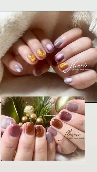 ネイル フルリール 【プライベートサロンのネイルデザイン