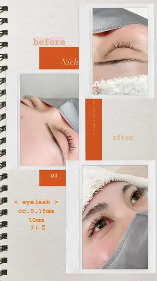 マツエク・マツパ LuLu Fleurir【ルルフルーリア】アイブロウ&アイラッシュ専門店所属・eyelist♡ REIKAのマツエク・マツパデザイン