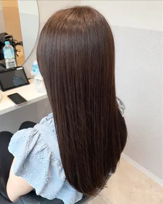 ロング カラー 女性リピ90%🍨 🩷佐藤みずきのヘアスタイル