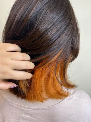 ミディアム カラー ✴︎ヒラガカナ✴︎ ECLAT HAIRのヘアスタイル