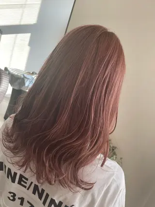 セミロング 白髪ぼかし ハイライト専門/大嶋のヘアスタイル