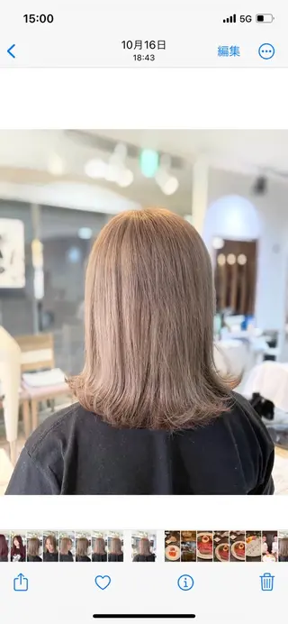 ミディアム カラー motel所属・雰囲気引き出す ✨大人レディのヘアスタイル