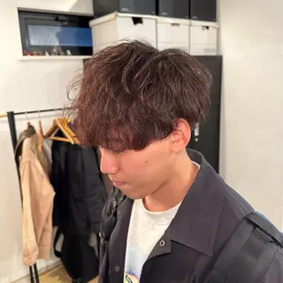 ショート パーマ メンズ 【メンズヘア】 原宿/Kasumiのヘアスタイル