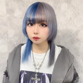 カラー 艶髪ハイトーン /RYUUKI/栄のヘアスタイル