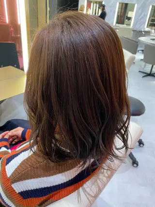 カラー コルソケーツー　梅田茶屋町(corso k-two)所属・🌿梅田パーマモデル 募集🌿三村さゆみのヘアスタイル