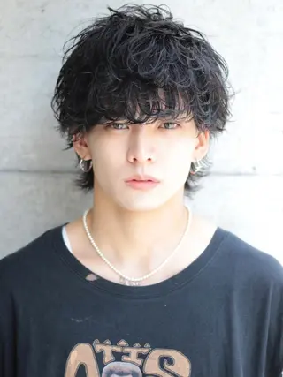 メンズ 🔥大人の色気パーマ メンズヘア特化🔥のヘアスタイル