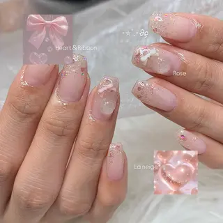 ネイル La neige* yuki 🥯🍑のネイルデザイン