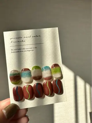 ネイル private nail salon &sumika所属・三輪 絢香のネイルデザイン